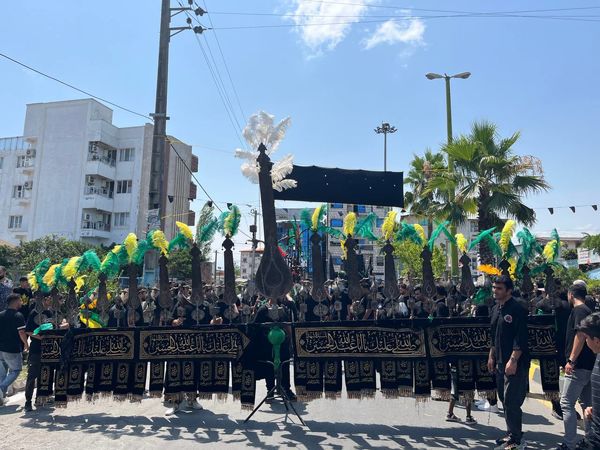 مردم دیار نور در سوگ عاشورای حسین