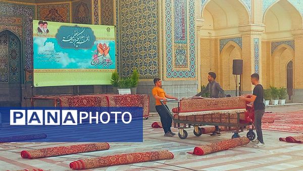 آماده سازی زیارتگاه شهید مدرس برای نماز عید سعید فطر