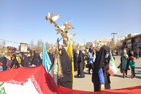حضور پرشور مردم یاسوج در راهپیمایی روز قدس
