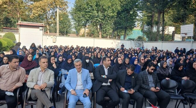 شور آغاز سال تحصیلی جدید در مدرسه پانزده خرداد رشت