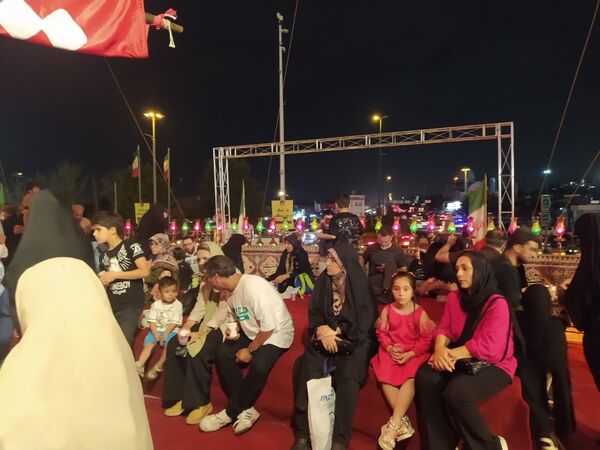حضور پرشور عاشقان اباعبدالله در کشتی نجات محرم