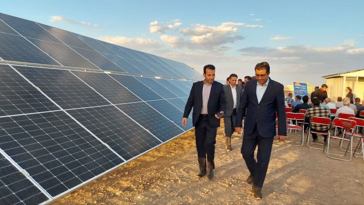 پیشرفت اجرای ۱۰ مگاوات نیروگاه خورشیدی در بخش کشاورزی بردسکن