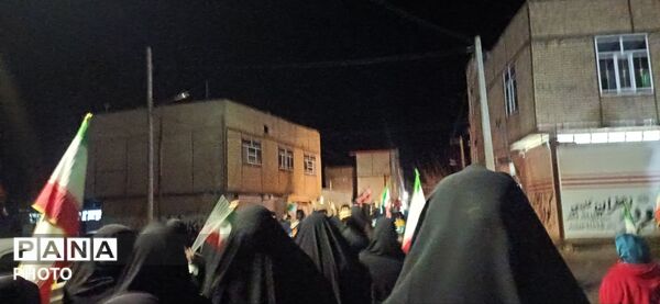 اجتماع و راهپیمایی در روستای همت آباد باخرز