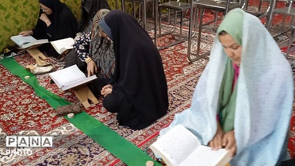 مراسم پر فیض دعای عرفه در مسجد چهارده معصوم الغدیر باحضور مردم 