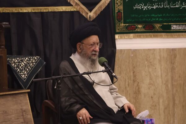 بدرقه معنوی ۷۰ پیشتاز گلستان به حج عمره در بیت‌الزهرا آیت‌الله نورمفیدی