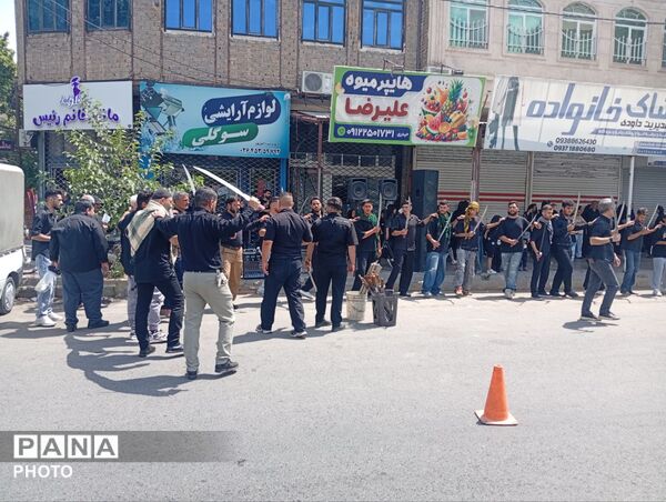 آیین سوگواری تاسوعای حسینی در نظرآباد
