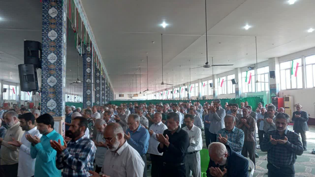 اقامه نماز عید سعید قربان در فریدونکنار