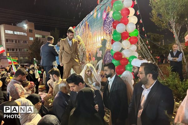 مراسم ازدواج زوج های شهرستان پردیس در سالروز ازدواج امام علی(ع) و حضرت زهرا (س)