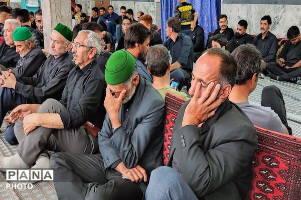 هئیت عزاداری مسجد جامع شهربار نیشابور در روز تاسوعای حسینی 