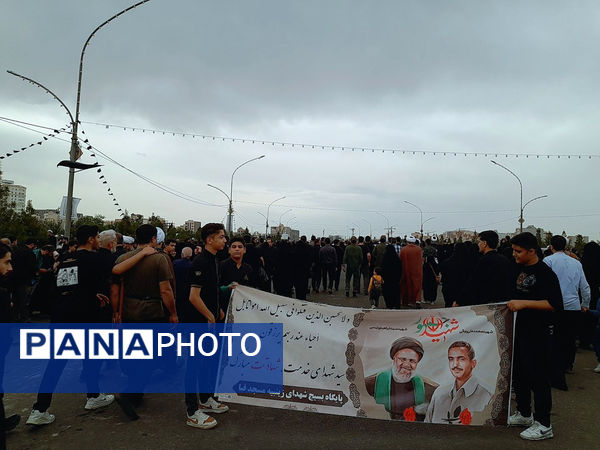 مراسم بزرگداشت شهدای خدمت با حضور نوجوانان انقلابی