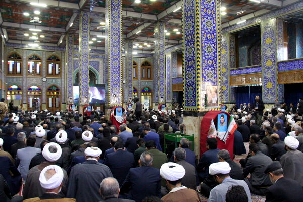 گرامیداشت حماسه ۹ دی در مسجد حظیره یزد