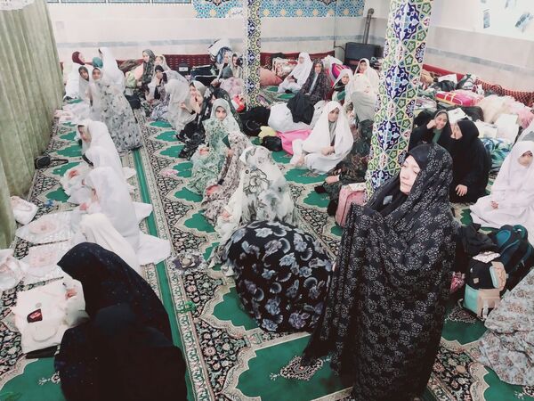 مراسم معنوی اعتکاف در مسجد صاحب الزمان جوادیه