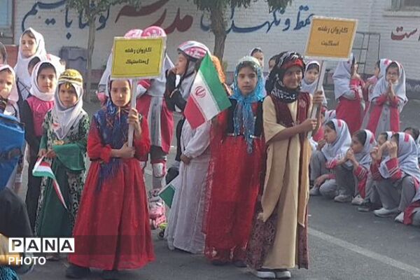 افتتاحیه المپیاد ورزشی درون‌مدرسه‌ای در مدرسه میقات