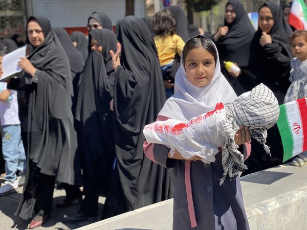 حضور دانش‌آموزان مه‌ولات در راهپیمایی روز قدس به یاد کودکان غزه