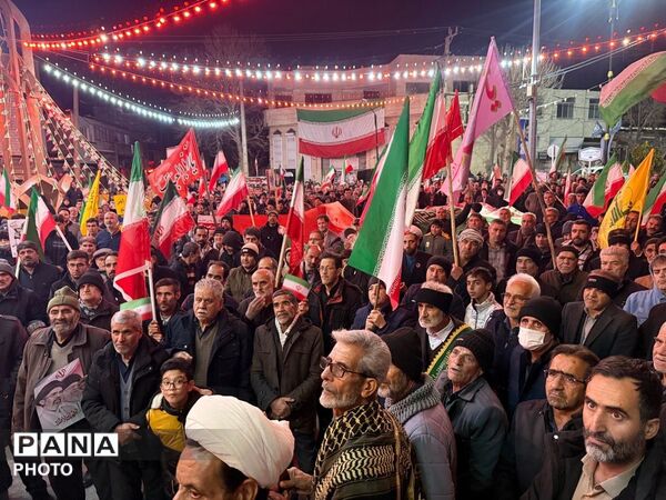 درگزین در سوگ رهبر شهید و کودکان میناب