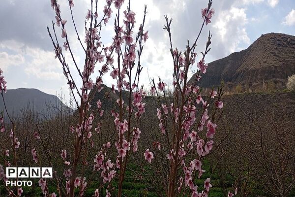 حال هوای شهر بار نیشابور بعد از بارش باران زیبا