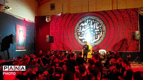 شور و شعورِ جوانانِ هیئت انصارالمهدی شهرک ولی‌عصر در سوگِ سید و سالار شهیدان