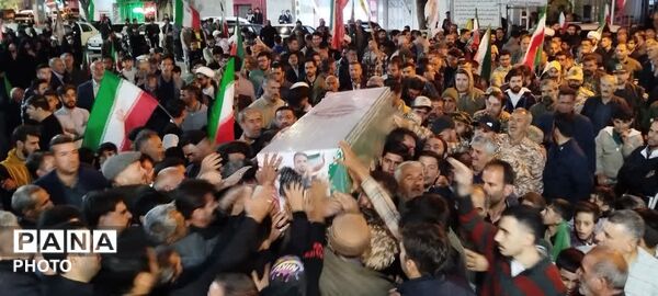 وداعِ احساسیِ مردمِ بهار با شهیدِ قهرمان؛ نادر حمیدیان