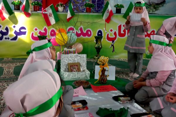 جشن مهدوی کلاس دومی‌های دبستان شهید جواد سرافراز
