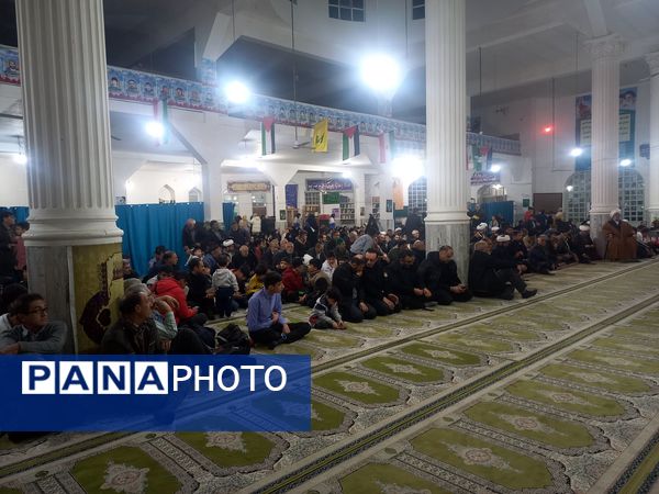 مراسم گرامیداشت شهادت سید حسن نصرالله در مسجد جامع آشخانه 