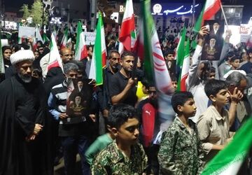 برگزاری تجمع مردمی در میناب