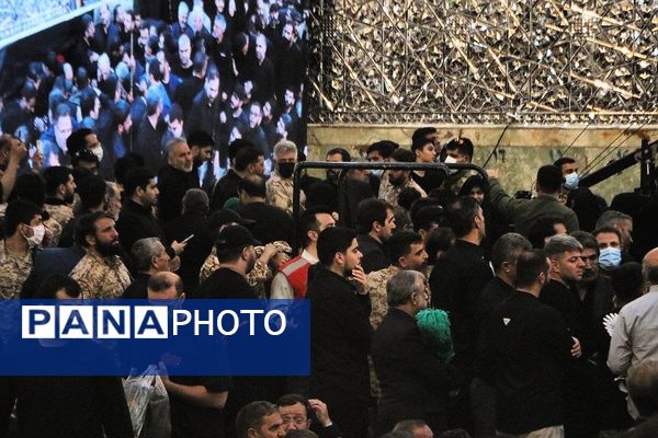 وداع با پیکر مطهر شهید سیدمهدی موسوی در شهرری