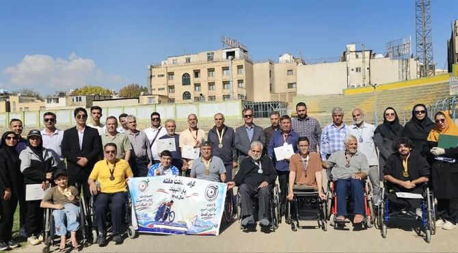 نمایش توانمندی و اراده جانبازان