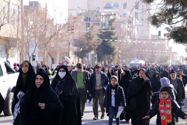 راهپیمایی با شکوه مردم دارالمومنین کاشان 
