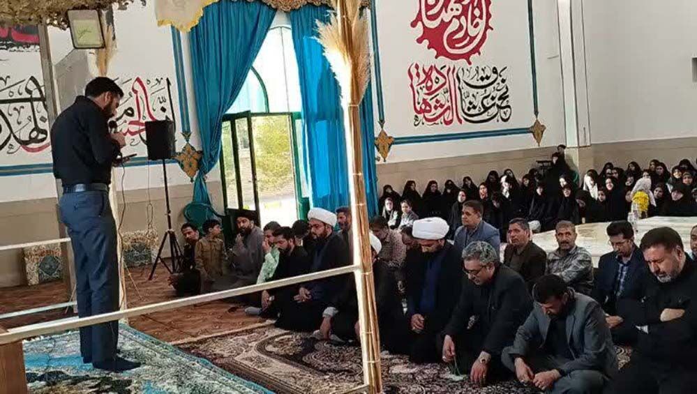 عزاداری سیدالشهدای خدمت «شهید آیت‌الله رئیسی» در کوهبنان
