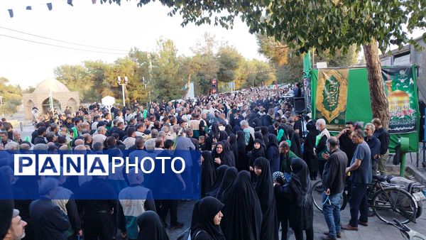 قافله پیاده‌روی و عزاداری خادمیان رضوی و هیات‌های مذهبی اصفهان