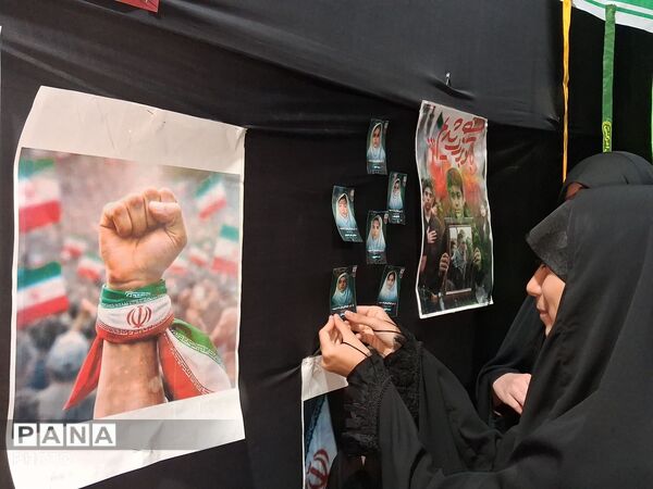 موکب فرهنگی دبیرستان نمونه وکیلی ۱۰ در حسینیه فضل 
