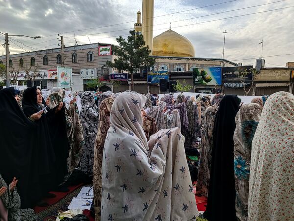 نماز عید فطر در مصلی شهرستان قدس