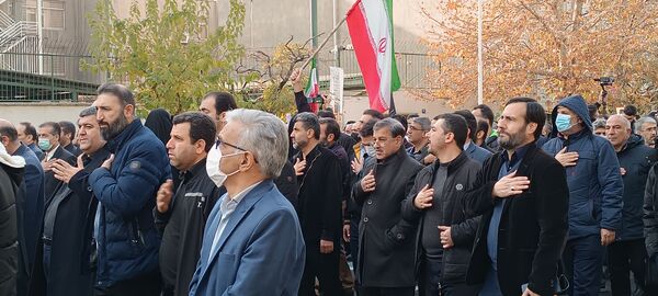 تشییع و تدفین پیکر شهید گمنام در اداره کل آموزش و پرورش شهر تهران