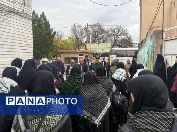 کاروان راهیان نور بسیج دانش‌آموزی سراب و مهربان 