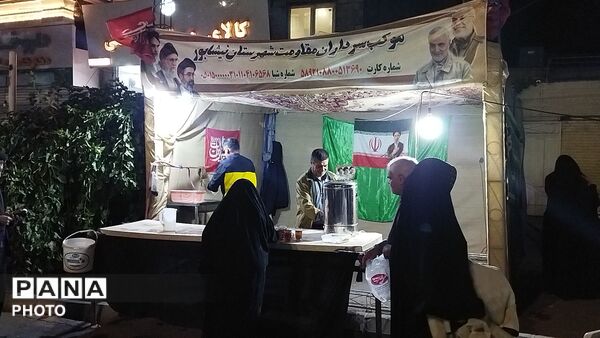 موکب  سرداران مقاومت در دویست و سی و یکمین شب از اجتماعات مردمی بلوار فضل نیشابور 