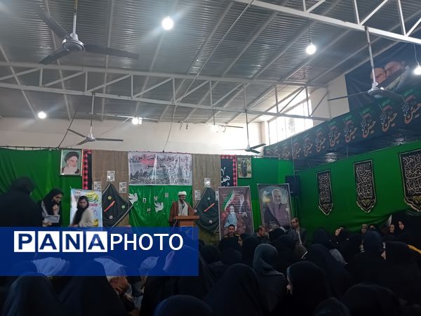 اعزام دانش‌آموزان دختر آشخانه به اردوی راهیان نور