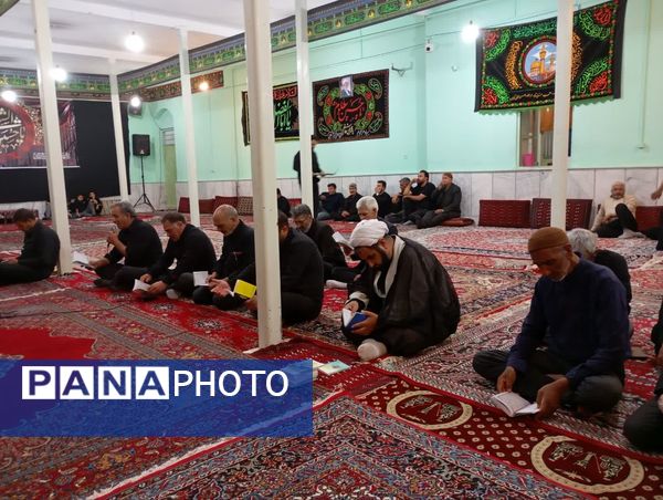 مراسم عزاداری شب عاشورا در شهر عشق آباد