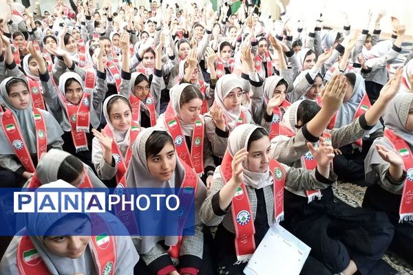 جشن نیمه شعبان در دبستان شهید آقچه‌‍‌لو رباط‌کریم