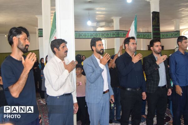 منطقه بیرانوند غرق در سوگ؛ مراسم باشکوه وداع با رهبر شهید