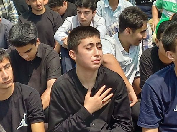 مراسم اربعین حسینی در دبیرستان ماندگار البرز