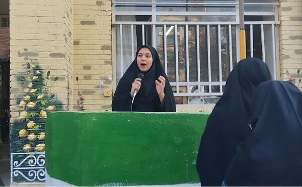 آیین بازگشایی مدارس در مدرسه ازرم مشهد 