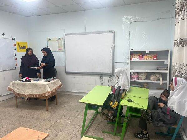 بازدید سرگروه‌های آموزشی از مدارس خاتم 