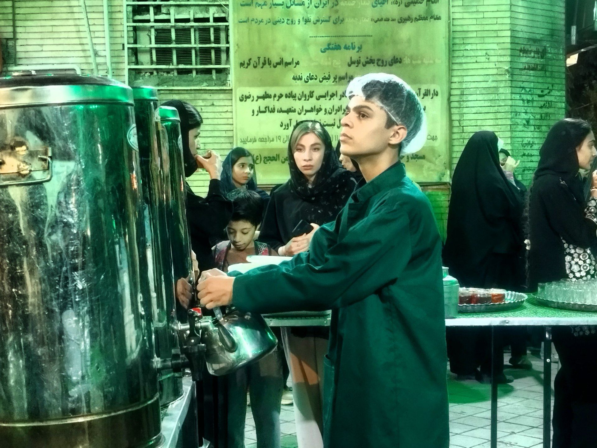 فعالیت چایخانه حضرت زهرا مسجد جامع شهرستان نیشابور در قاب پانا 