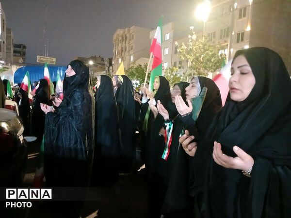 پنجاه هفتمین شب از راهپیمایی مردم شهرستان فردیس 