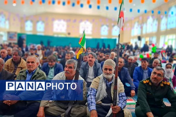 راهپیمایی یوم الله ۲۲ بهمن در شهرستان باشت با حضور گرم مردم