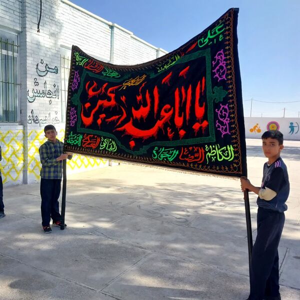 مراسم سوگواری شهادت حضرت فاطمه زهرا(س) در مدارس ابرکوه