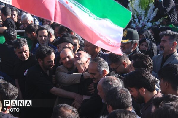 تشییع و تدفین پیکر شهید امیرحسن کاظمی