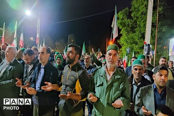 جوشش غیرت انقلابی مردم شهر بار در  اجتماعات شبانه