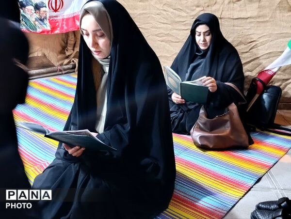 برپایی ایستگاه شبانه رفع اشکالات درسی در بوستان گلها قم