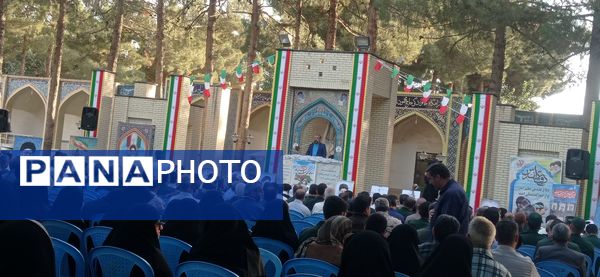 مراسم یادواره شهدای نیشابور درجوار آرامگاه فضل بن شاذان